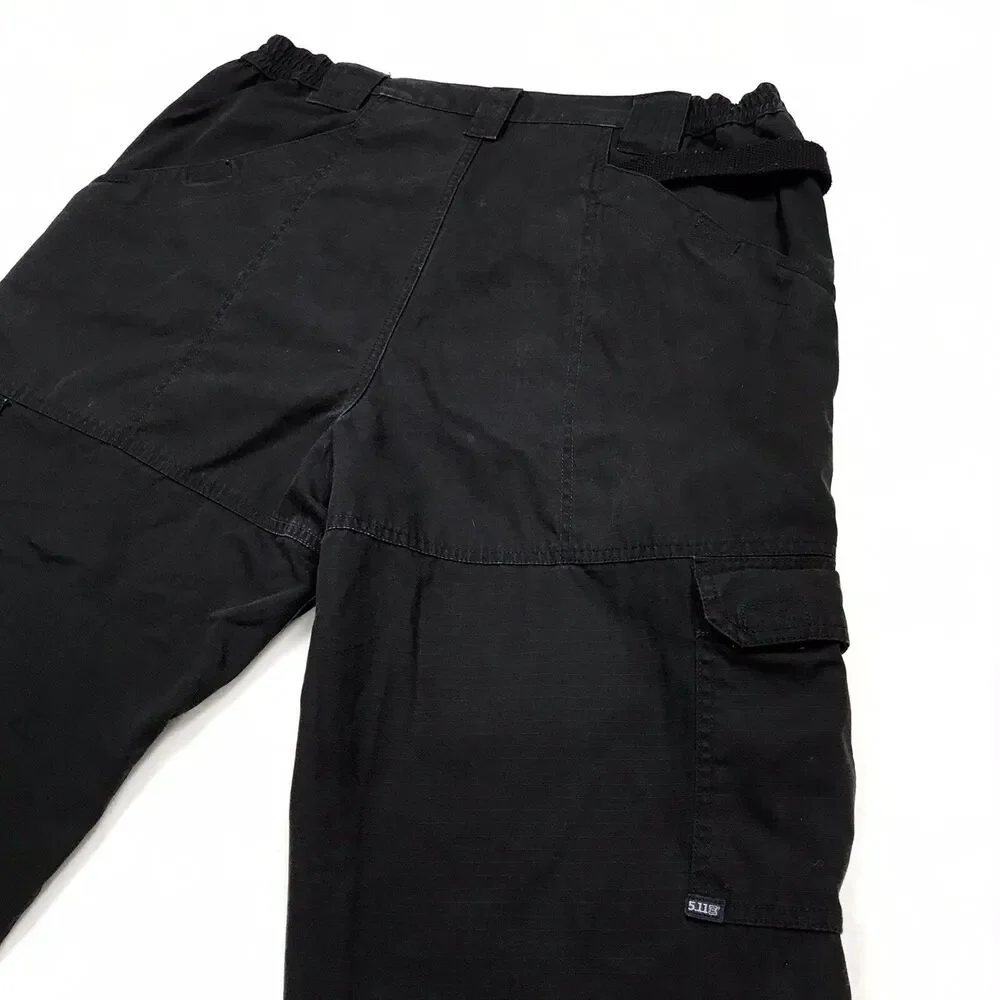 5.11 TACTICAL Taclite Pro Cargo Pant Men 36x33 Black Rip Stop Law Enforcement D - Picture 6 of 16